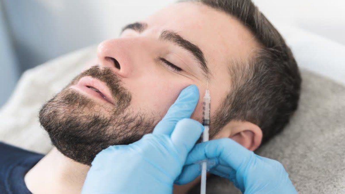 تزریق بوتاکس صورت مردانه